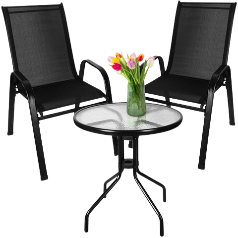 Komplet stolica i stol Steel