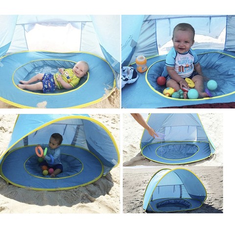 POP UP šator/bazen za djecu 65x115x80 cm