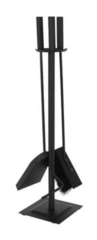 4-dijelni stalak sa opremom za kamin i drva