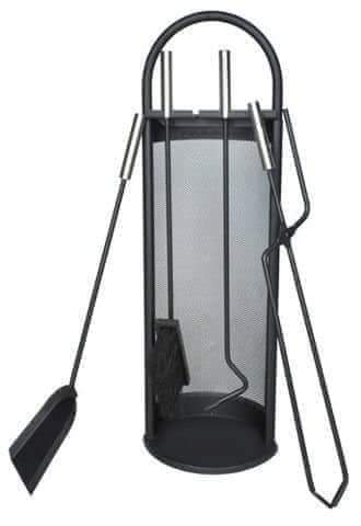 5-dijelni set za kamin/peć Steel