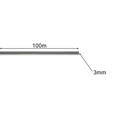Flaks sa ojačanom kvadratnom strunom 100m/3mm