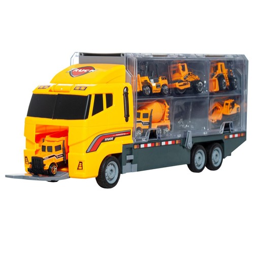 Kamion i set građevinskih strojeva TRUCK