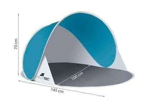 Šator/suncobran za plažu POP UP 145x100x70cm