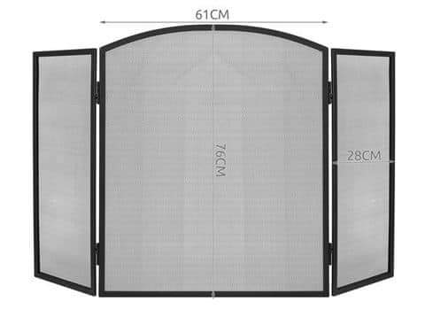 Ograda za kamin 116x76x28cm